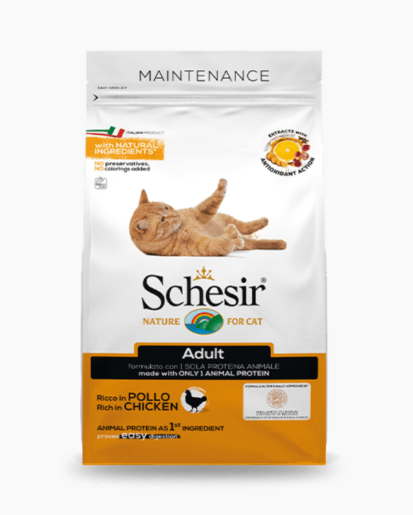 Schesir Dry food for adult cats Adult Rich in Chicken