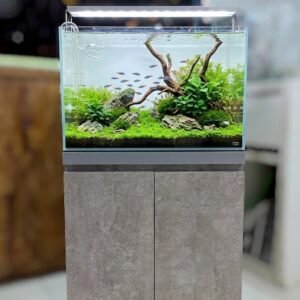 Aquascape Aquarium Cabinet Concrete Style Textured