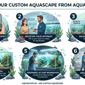 Custom Aquascape Aquarium Design & Installation in the UAE